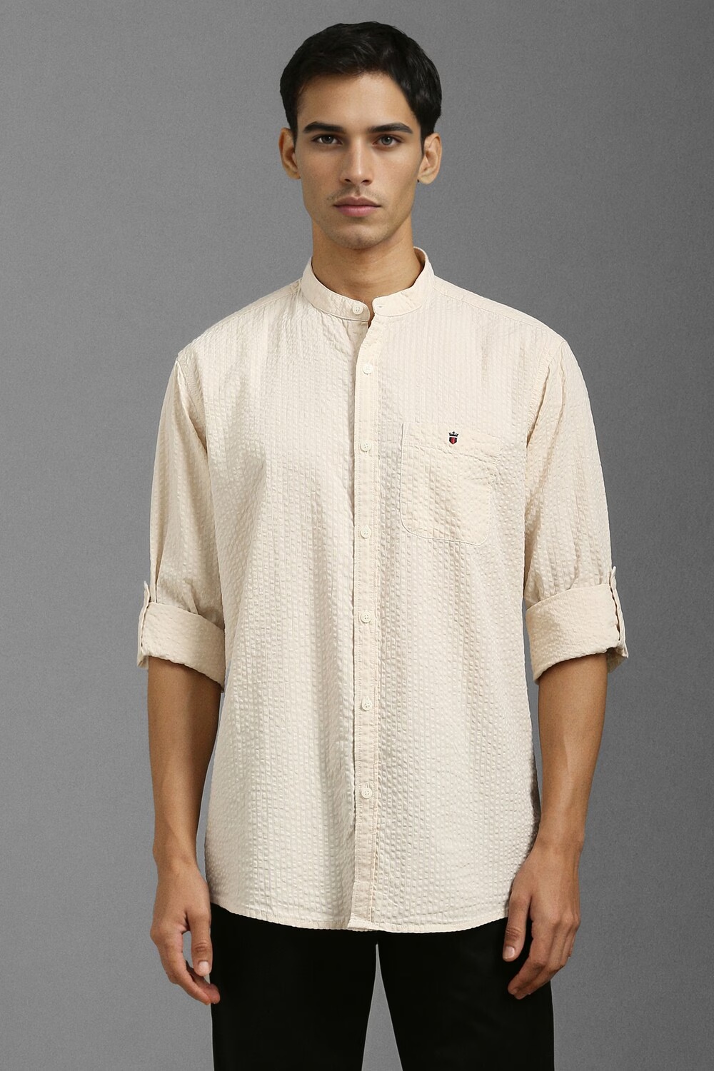 Men Cream Slim Fit Textured Full Sleeves Casual Shirt-Cream 1 40675-men-cream-slim-fit-textured-full-sleeves-casual-shirt-cream-1.jpg