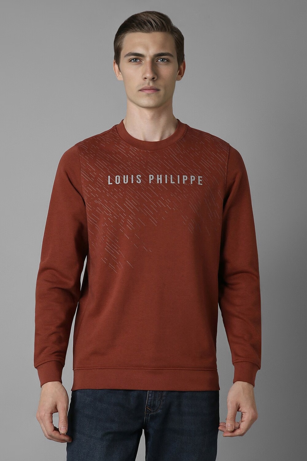Men Casual Brown Print Sweatshirt-Brown 1 41610-men-casual-brown-print-sweatshirt-brown-1.jpg