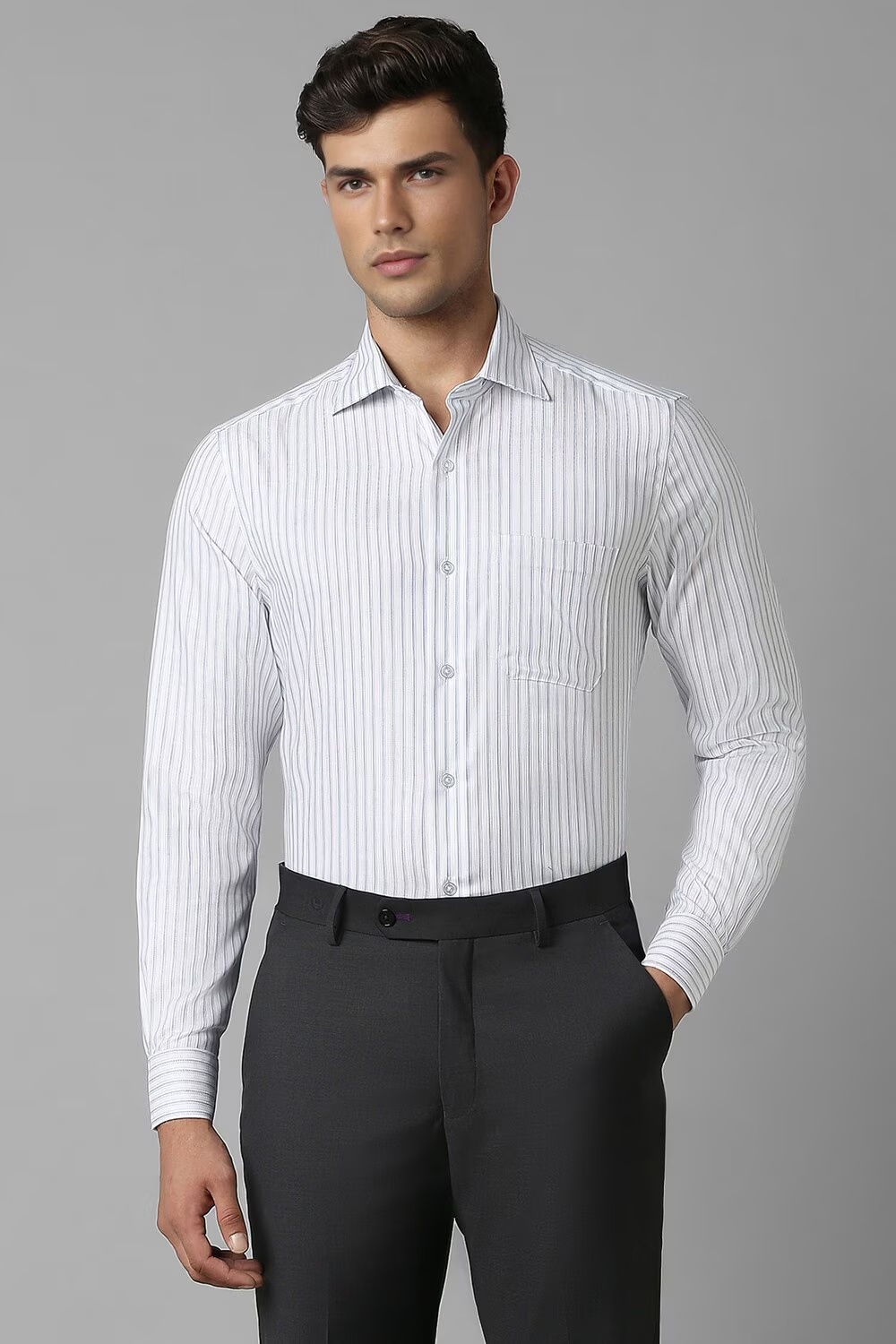 Men White Classic Fit Stripe Full Sleeves Formal Shirt-White 1 41929-men-white-classic-fit-stripe-full-sleeves-formal-shirt-white-1.jpg