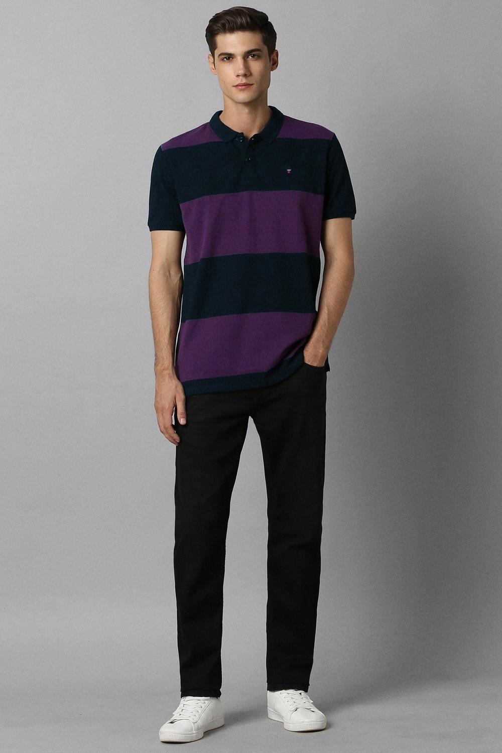 42046-men-black-stripe-polo-neck-t-shirt-black-1.jpg
