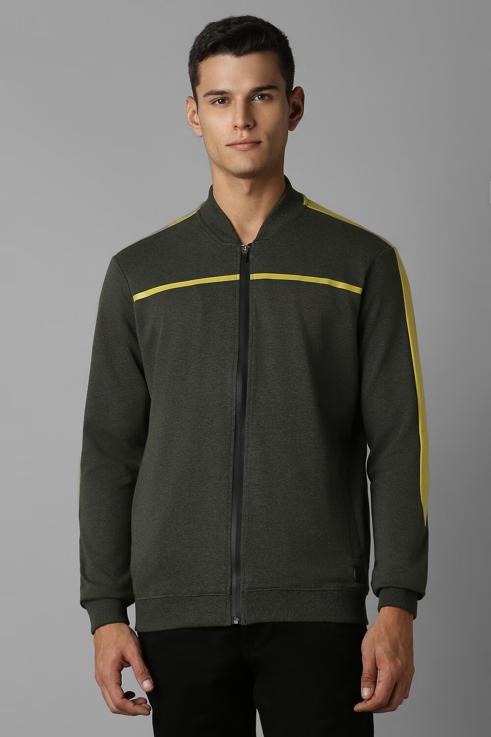 Men Casual Olive Print Sweatshirt-Olive 1 42107-men-casual-olive-print-sweatshirt-olive-1.jpg