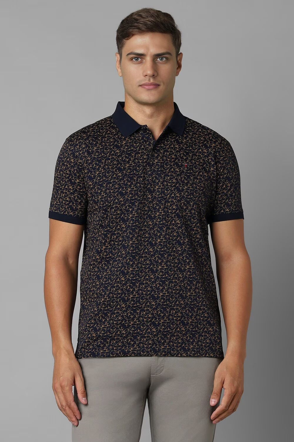 Men Navy Print Polo Neck T-shirt-Navy 1 42223-men-navy-print-polo-neck-t-shirt-navy-1.jpg