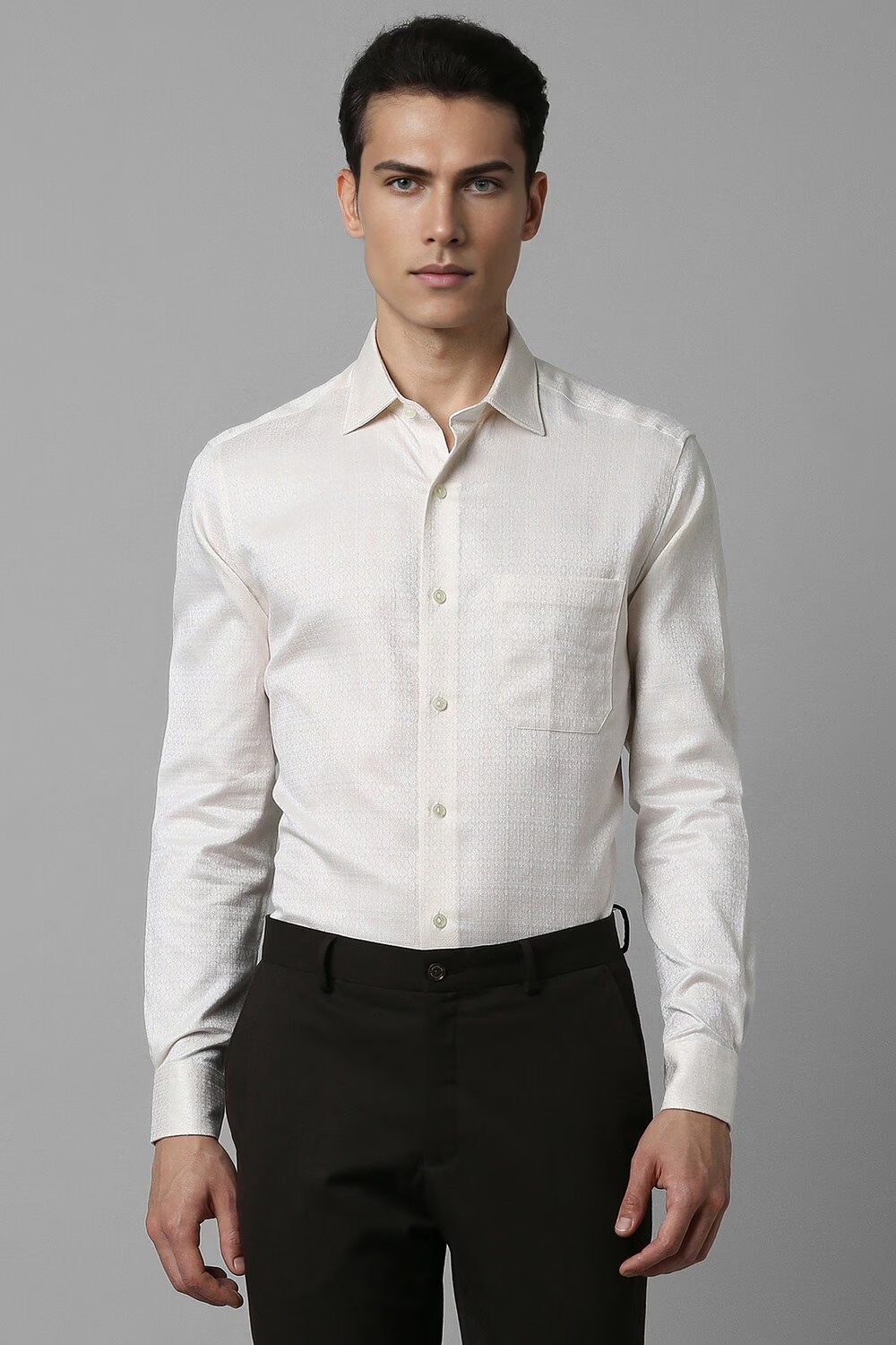 Men Cream Classic Fit Print Full Sleeves Formal Shirt-Cream 1 42529-men-cream-classic-fit-print-full-sleeves-formal-shirt-cream-1.jpg