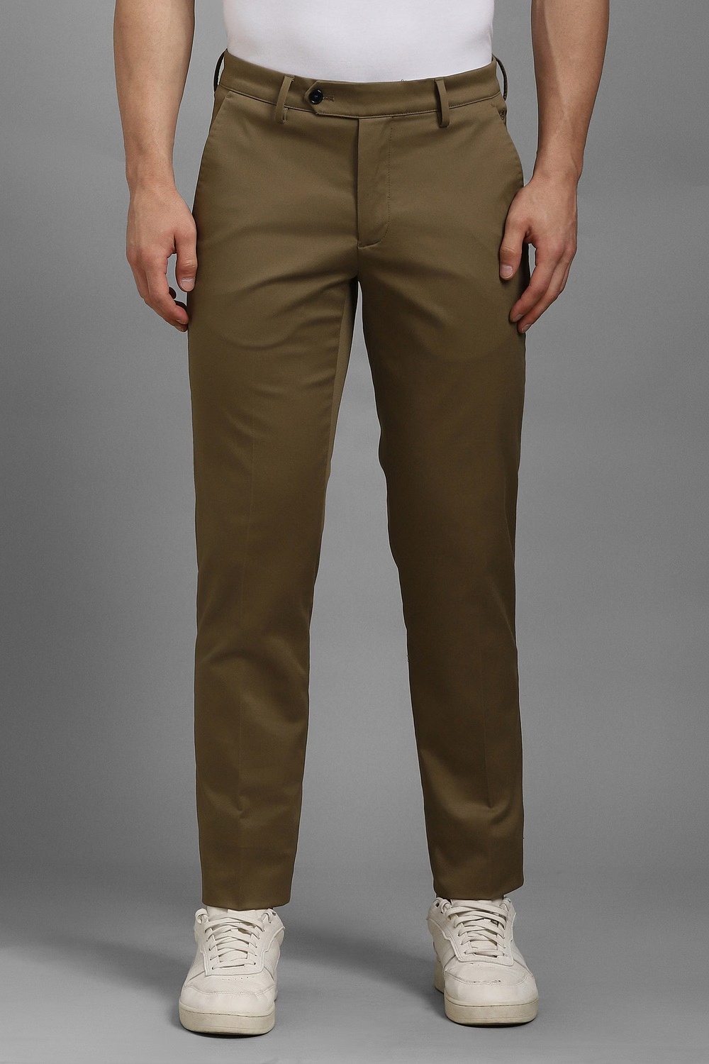 Men Khaki Solid Flat Front Formal Trousers-Khaki 1 43325-men-khaki-solid-flat-front-formal-trousers-khaki-1.jpg