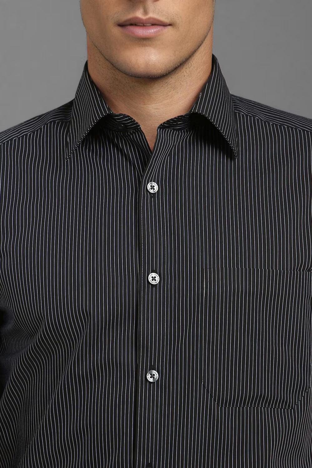 43689-men-black-classic-fit-stripe-half-sleeves-formal-shirt-black-1.jpg