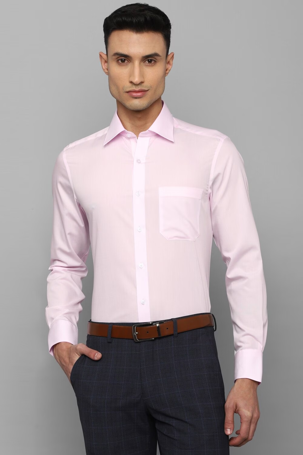 Men Pink Shirt-Pink