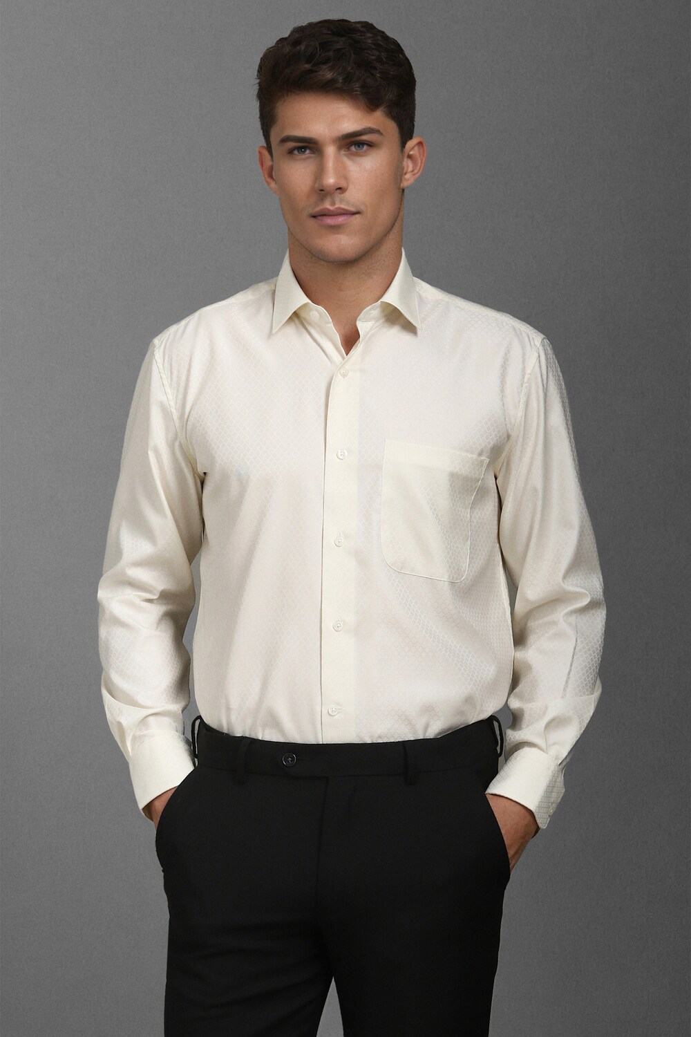 Men Cream Classic Fit Print Full Sleeves Formal Shirt-Cream 1 43907-men-cream-classic-fit-print-full-sleeves-formal-shirt-cream-1.jpg