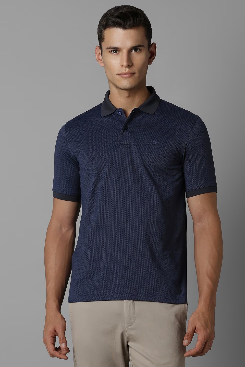 Men Navy Print Polo Neck T-shirt-Navy 19 45123-men-navy-print-polo-neck-t-shirt-navy-1.jpg