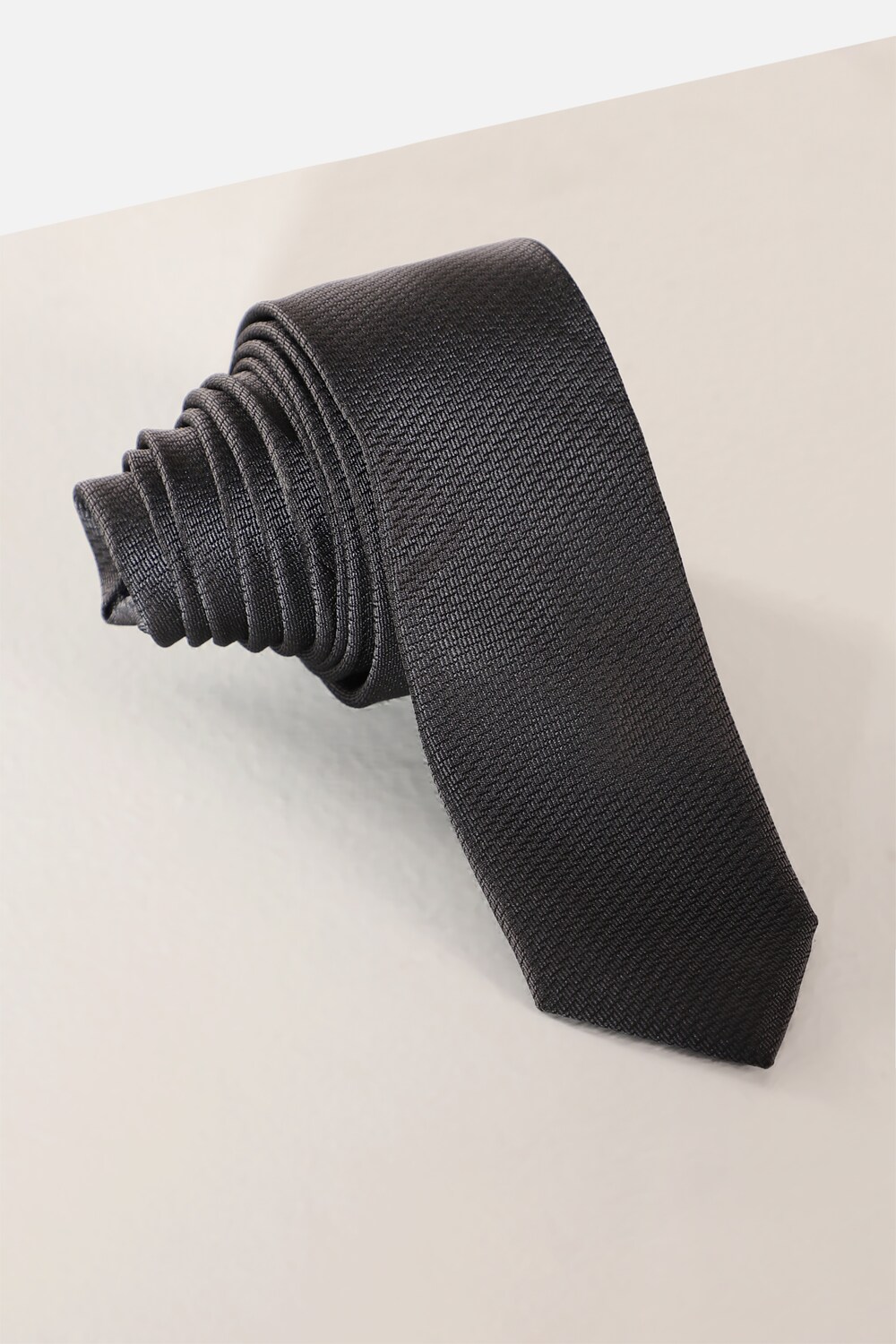 Men Grey Textured Tie-Grey