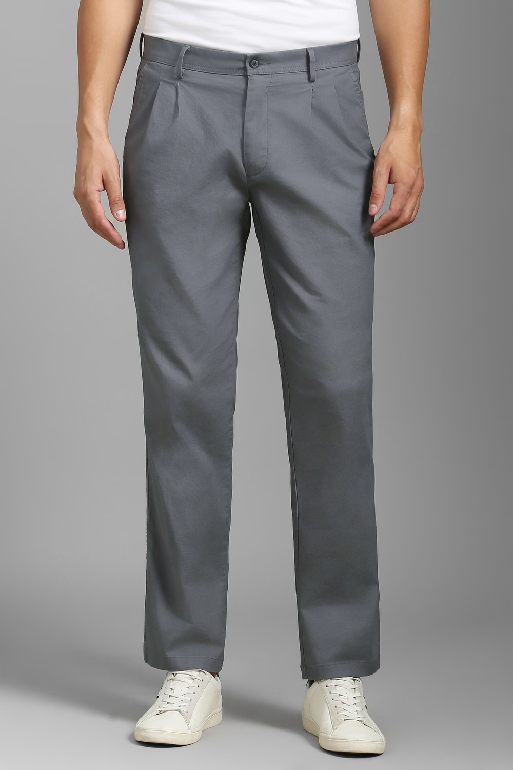 Men Grey Classic Fit Textured Pleated Formal Trousers-Grey 1 4591-men-grey-classic-fit-textured-pleated-formal-trousers-grey-1.jpg