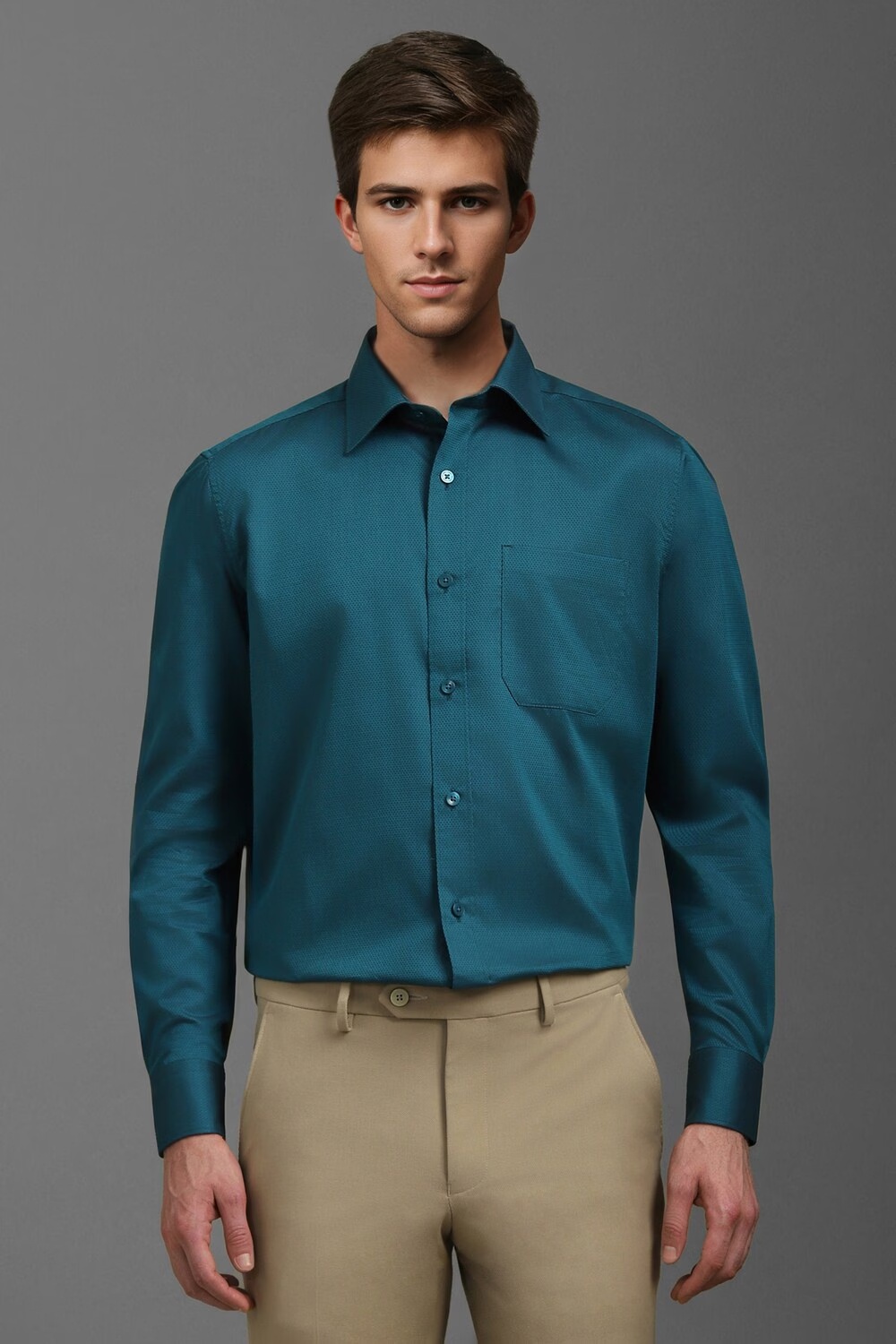 Men Navy Classic Fit Textured Full Sleeves Formal Shirt-Navy 1 46713-men-navy-classic-fit-textured-full-sleeves-formal-shirt-navy-1.jpg