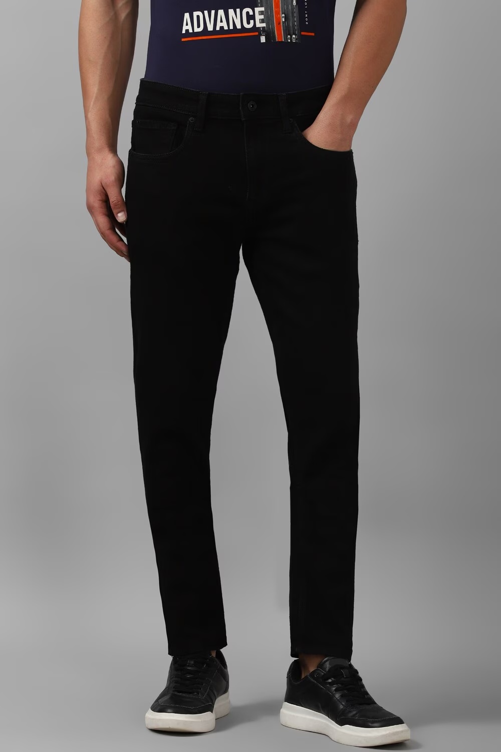 Men Black Dark Slim Tapered Fit Jeans-Black 1 46938-men-black-dark-slim-tapered-fit-jeans-black-1.jpg