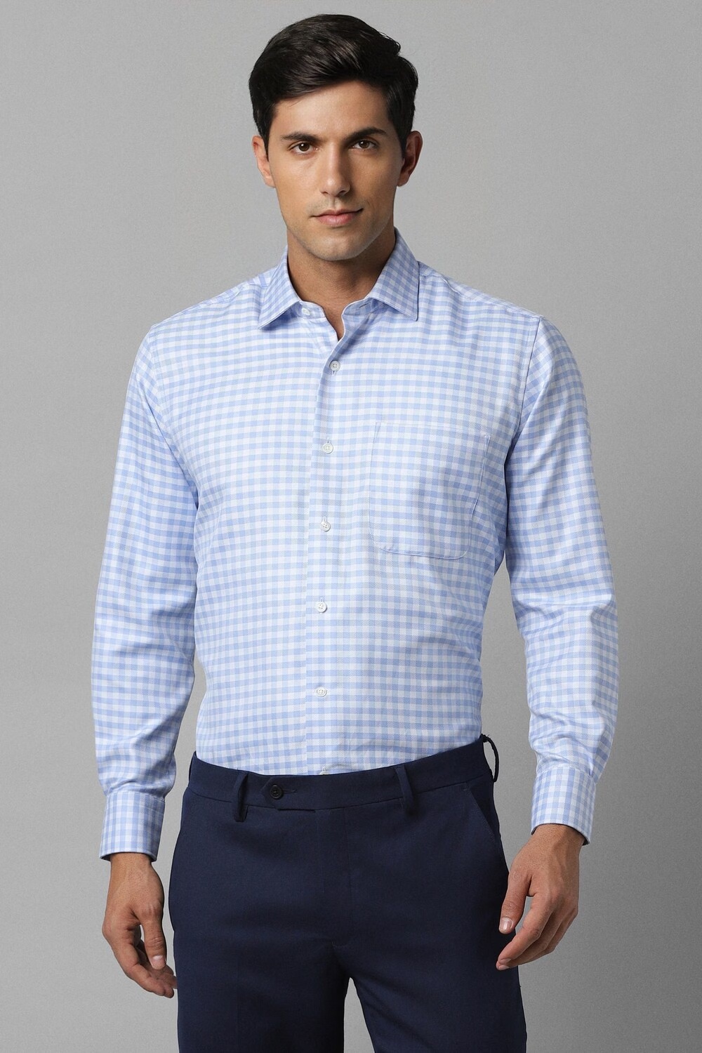 Men Blue Classic Fit Check Full Sleeves Formal Shirt-Blue 1 47250-men-blue-classic-fit-check-full-sleeves-formal-shirt-blue-1.jpg