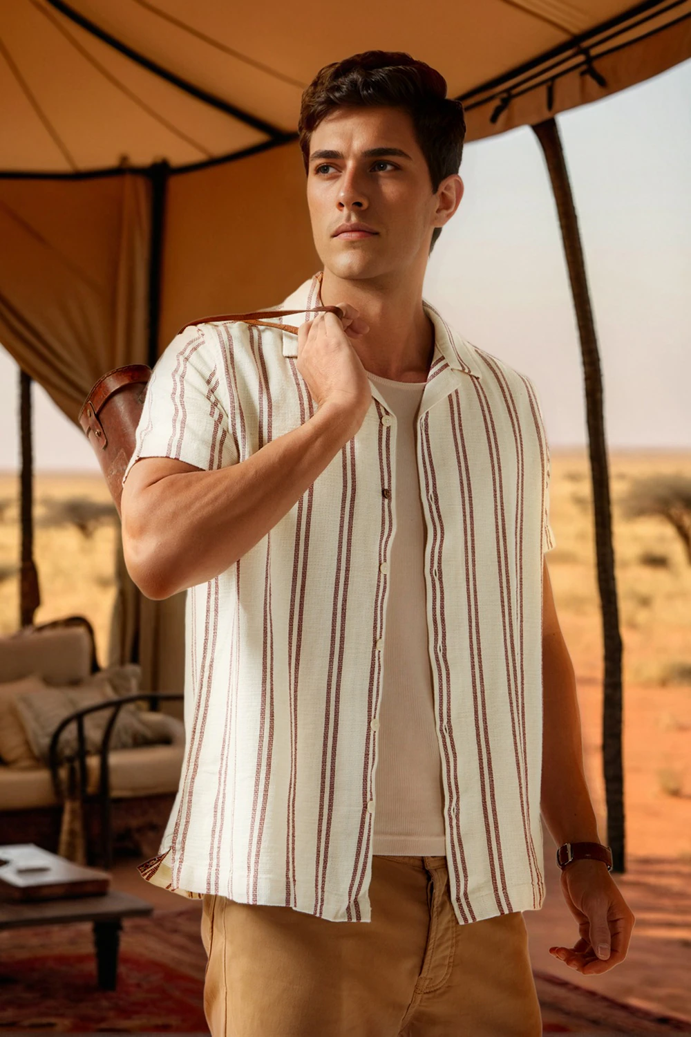 47629-men-cream-slim-fit-stripe-half-sleeves-casual-shirt-cream-1.webp