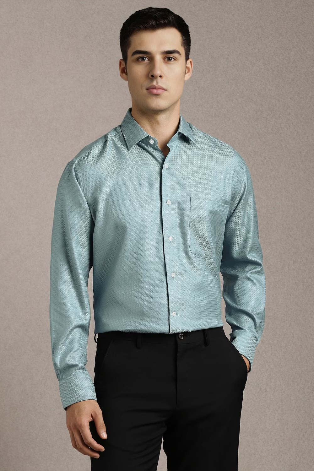 Men Light Blue Textured Full Sleeves Formal Shirt-Light Blue 1 48102-men-light-blue-textured-full-sleeves-formal-shirt-light-blue-1.jpg