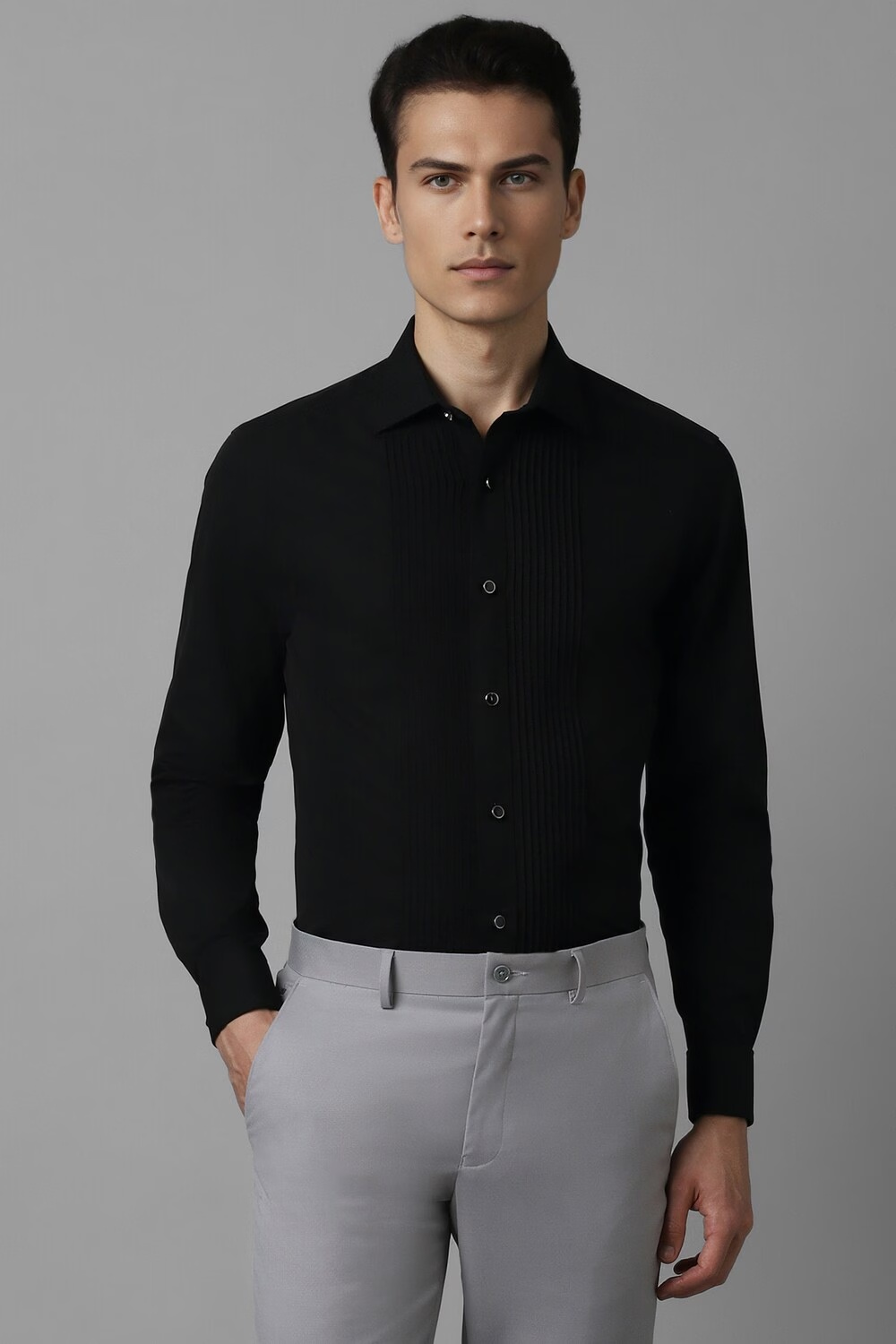 Men Black Classic Fit Solid Full Sleeves Formal Shirt-Black 1 48468-men-black-classic-fit-solid-full-sleeves-formal-shirt-black-1.jpg