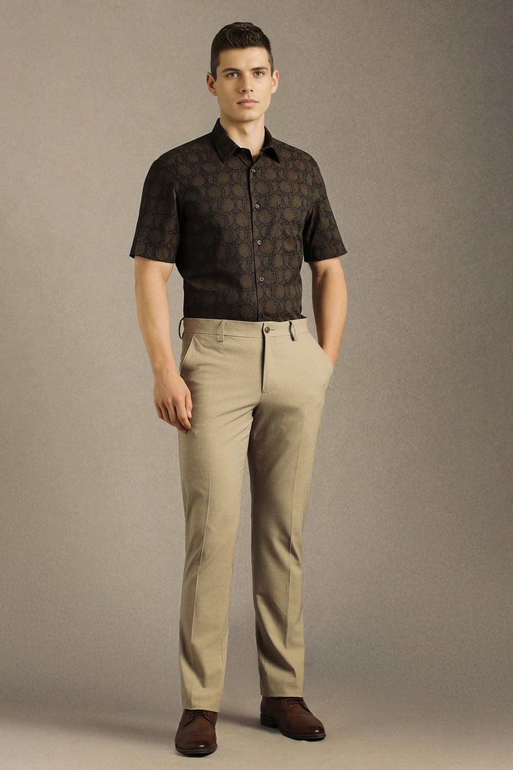 50096-men-brown-print-half-sleeves-formal-shirt-brown-1.jpg