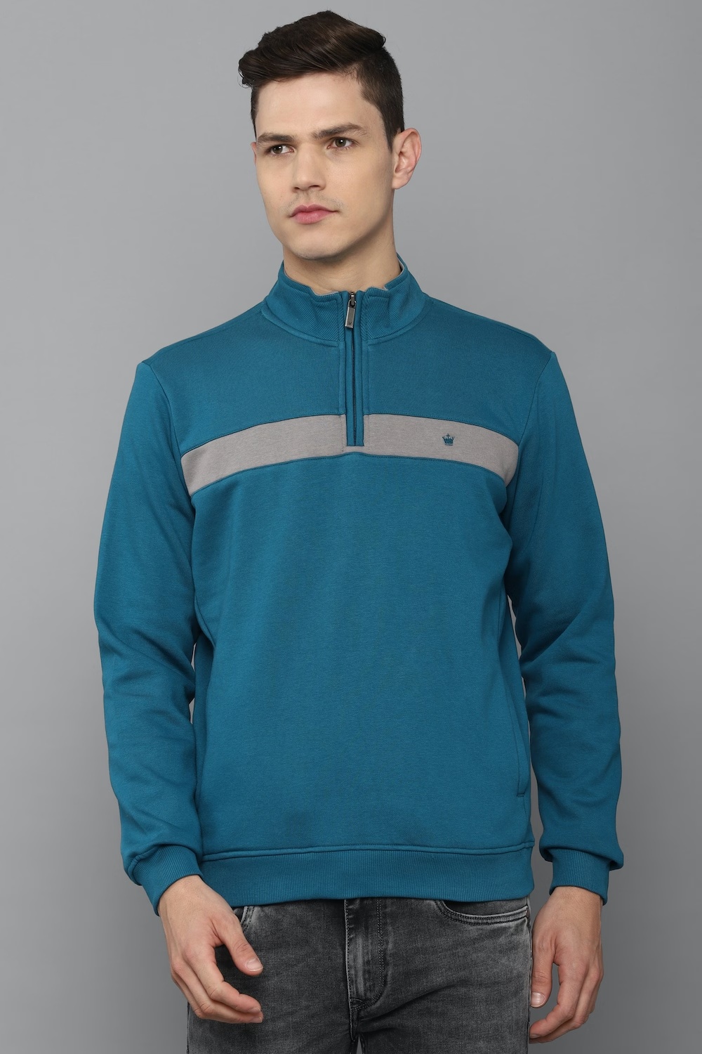Men Casual Blue Stripe Sweatshirt-Blue 1 501-men-casual-blue-stripe-sweatshirt-blue-1.jpg