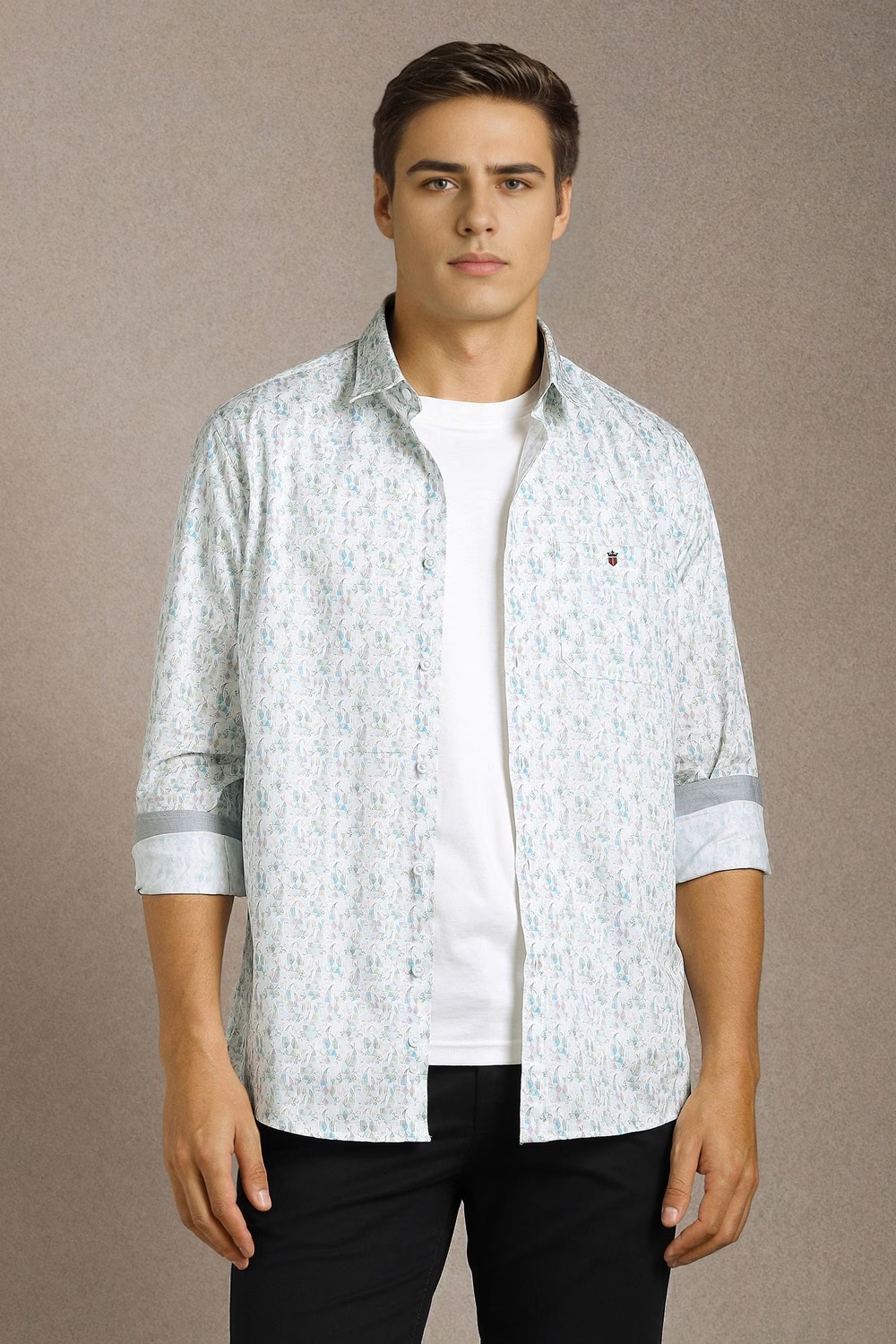 Men White Print Full Sleeves Casual Shirt-White 1 50273-men-white-print-full-sleeves-casual-shirt-white-1.jpg