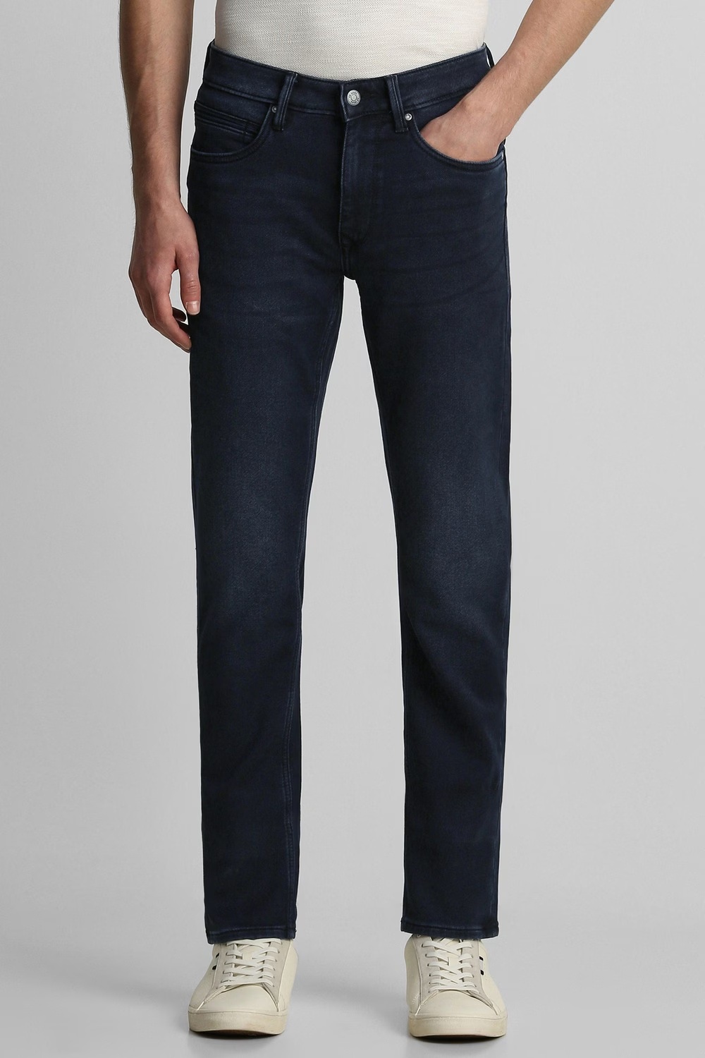 Men Blue Dark Slim Fit Jeans-Blue