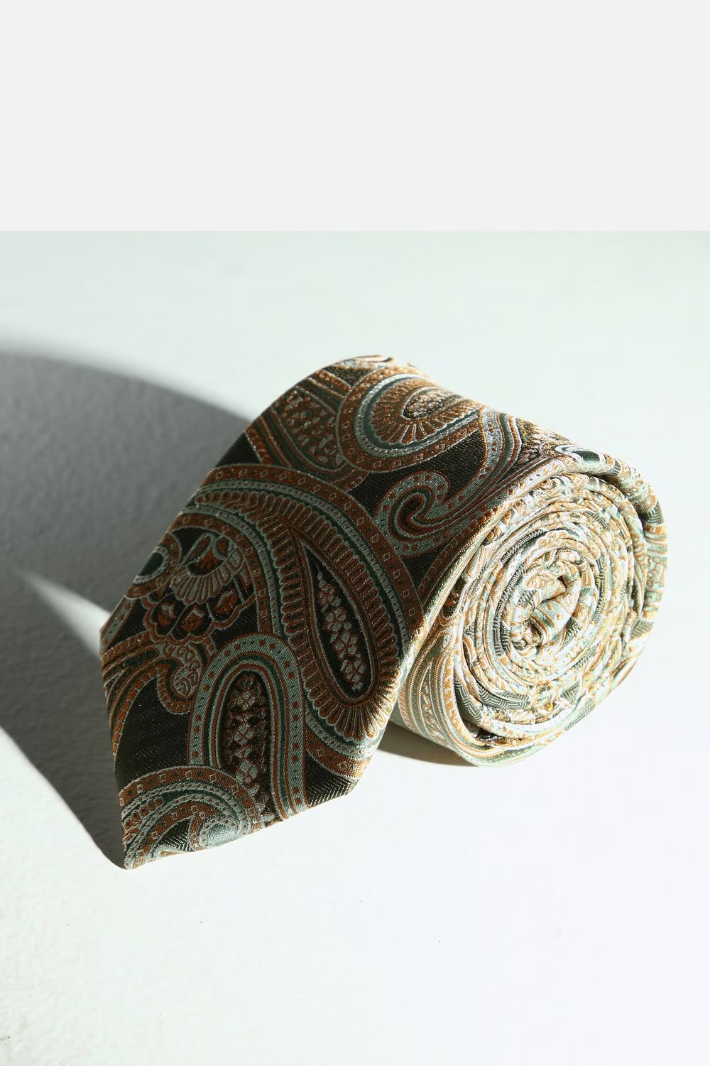 Men Multi Embroidered Tie-Multi