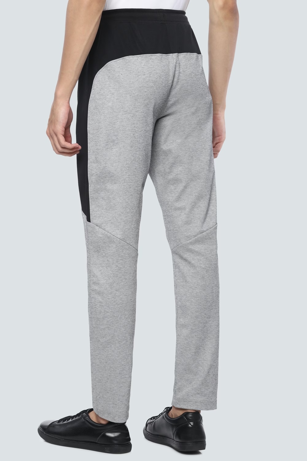 Men Grey Solid Casual Track Pants-Grey