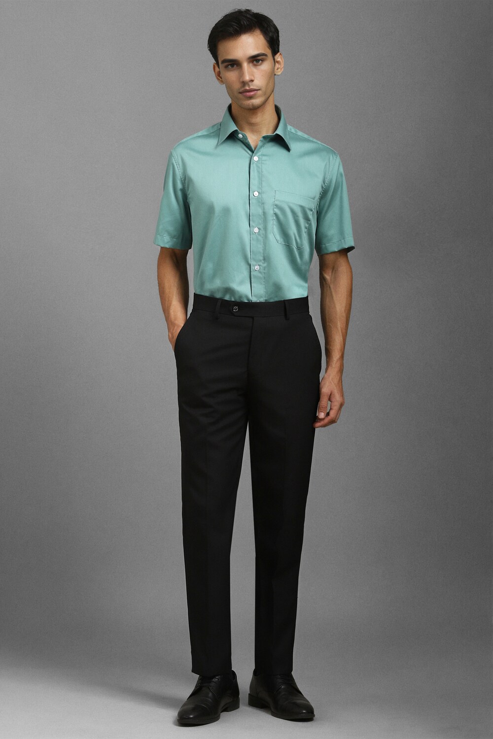 54342-men-green-classic-fit-textured-half-sleeves-formal-shirt-green-1.jpg