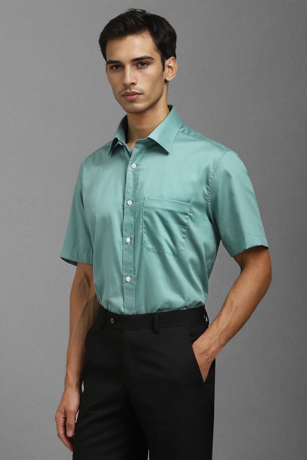 54342-men-green-classic-fit-textured-half-sleeves-formal-shirt-green-1.jpg