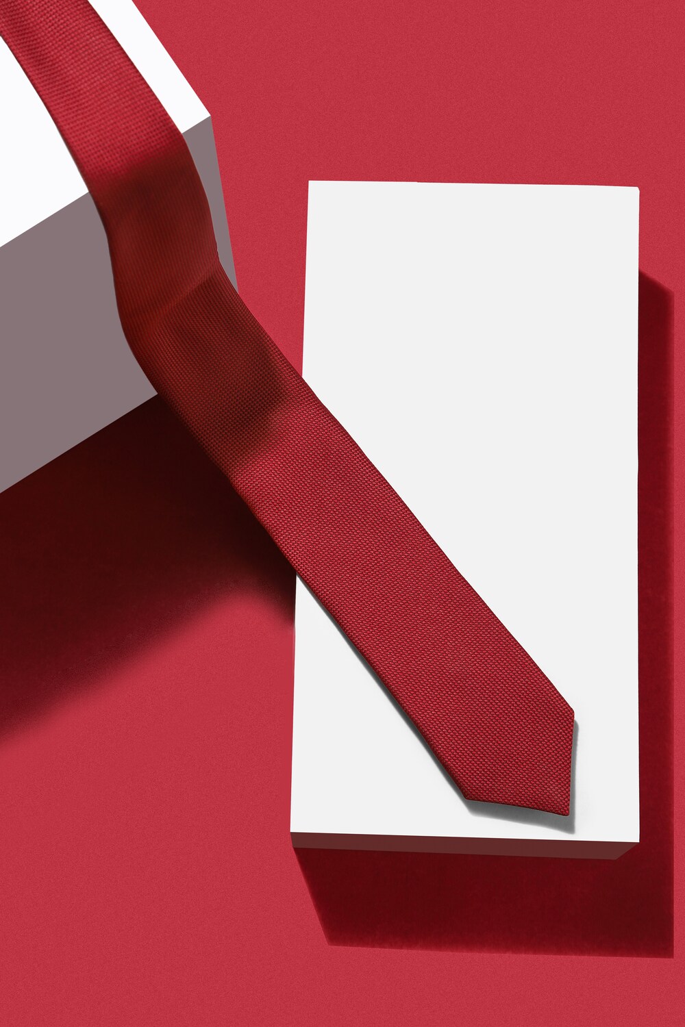 Men Maroon Embroidered Tie-Maroon