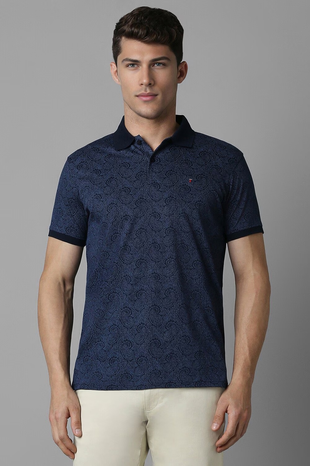 Men Navy Print Polo Neck T-shirt-Navy 10 54780-men-navy-print-polo-neck-t-shirt-navy-1.jpg
