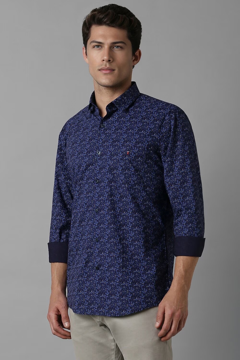 Men Navy Slim Fit Print Full Sleeves Casual Shirt-Navy 1 54954-men-navy-slim-fit-print-full-sleeves-casual-shirt-navy-1.jpg