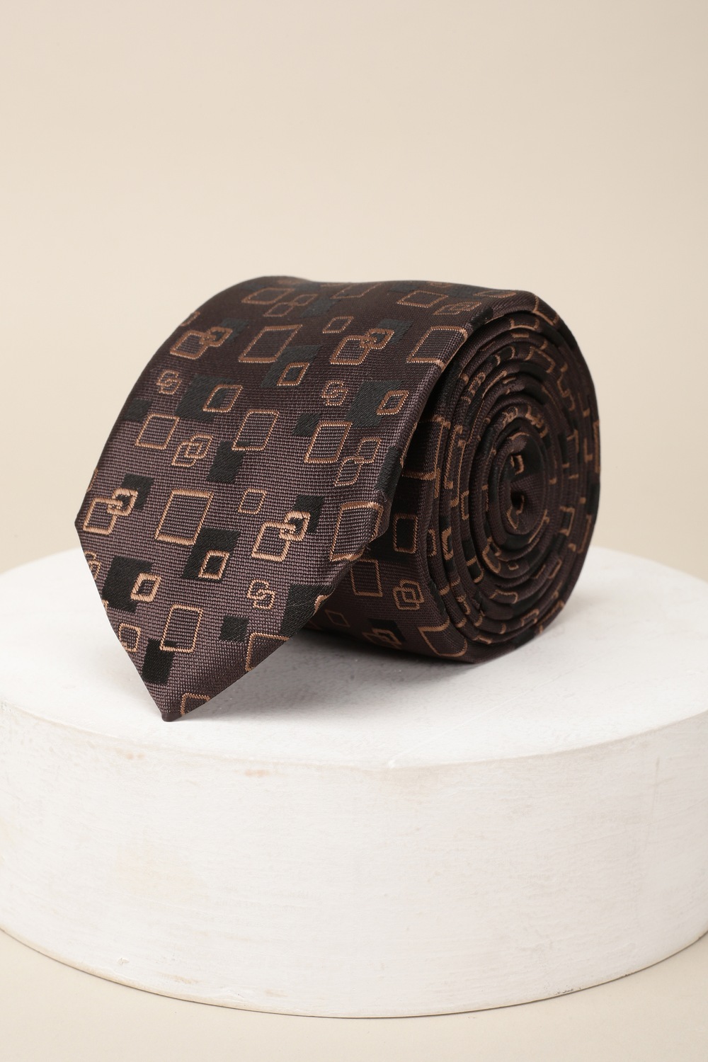 Men Brown Embroidered Tie-Brown 1 55422-men-brown-embroidered-tie-brown-1.jpg