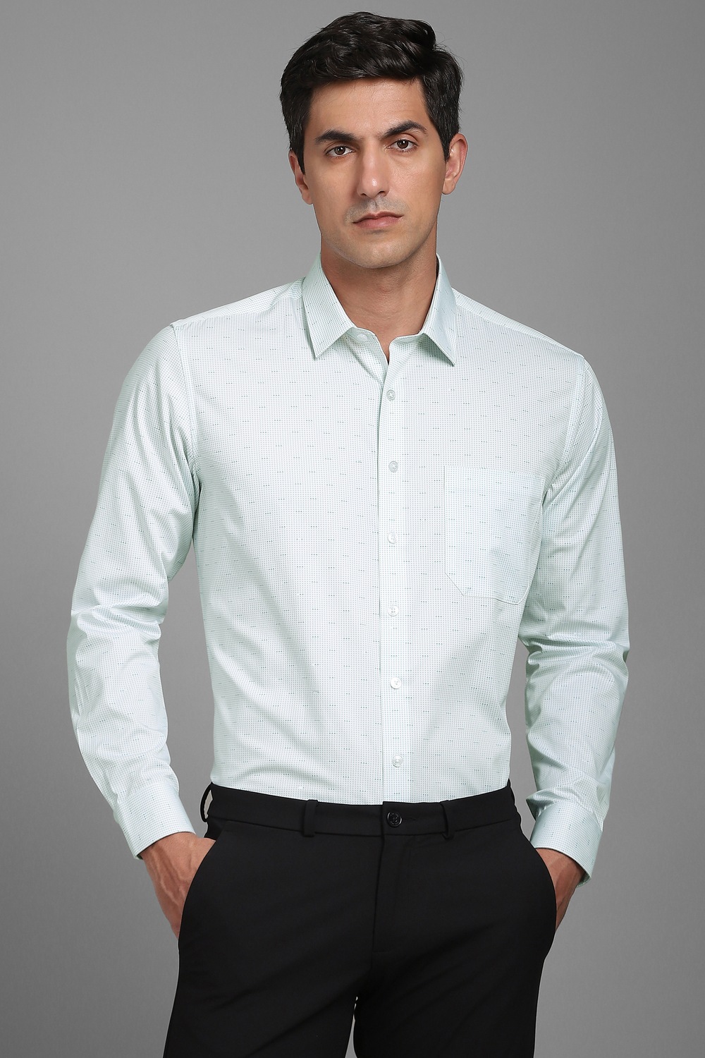 Men Green Print Full Sleeves Formal Shirt-Green 1 55807-men-green-print-full-sleeves-formal-shirt-green-1.jpg