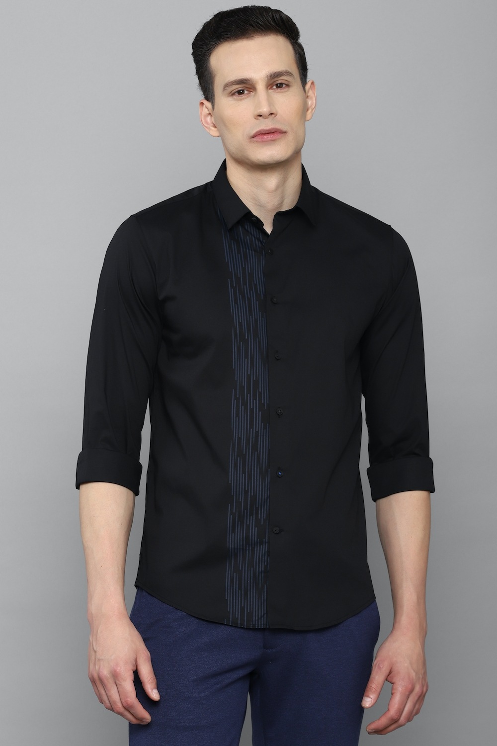 Men Black Super Slim Fit Print Full Sleeves Casual Shirt-Black 1 55841-men-black-super-slim-fit-print-full-sleeves-casual-shirt-black-1.jpg