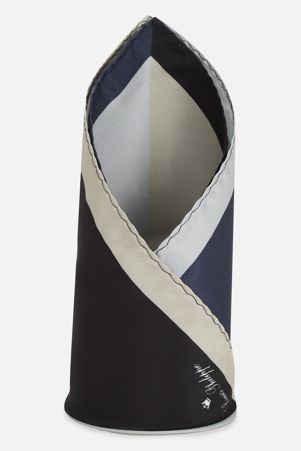 Men Multi Print Party Pocket Square-Multi