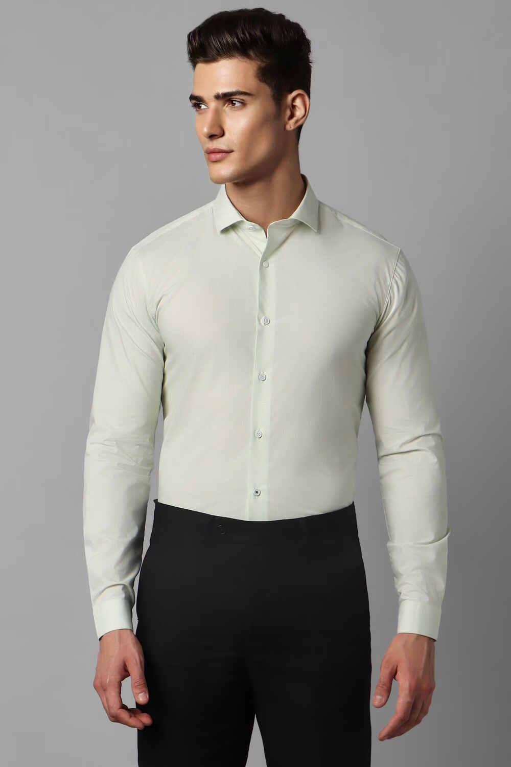 Men Green Super Slim Fit Print Full Sleeves Casual Shirt-Green 1 57045-men-green-super-slim-fit-print-full-sleeves-casual-shirt-green-1.jpg