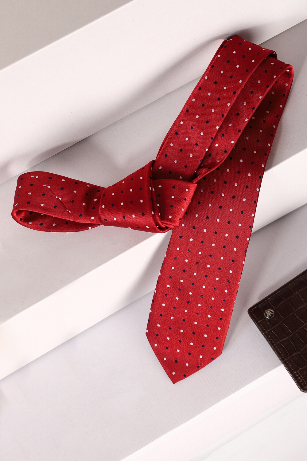 Men Red Embroidered Tie-Red 1 57165-men-red-embroidered-tie-red-1.jpg