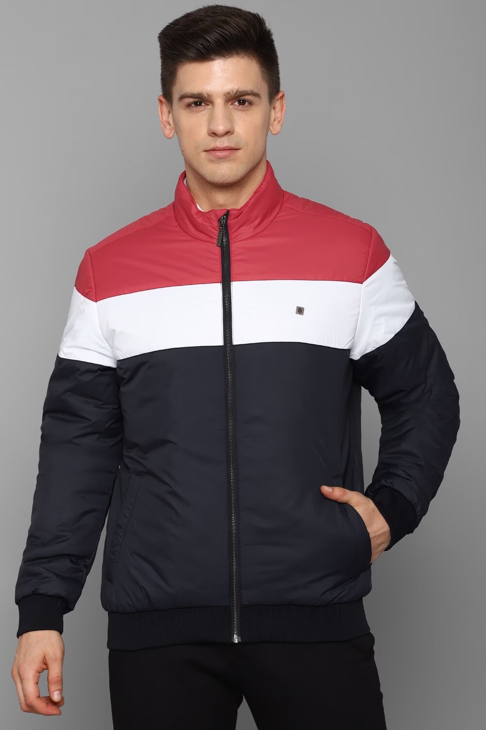 Men Casual Multi Stripe Jackets-Multi