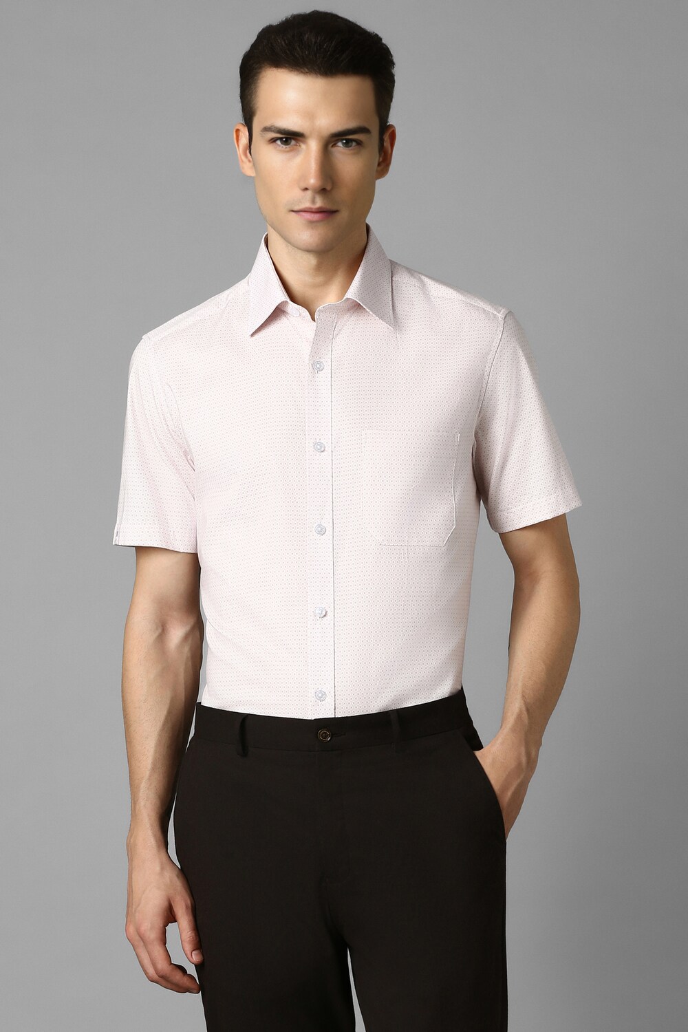 Men Cream Classic Fit Print Half Sleeves Formal Shirt-Cream 1 61521-men-cream-classic-fit-print-half-sleeves-formal-shirt-cream-1.jpg