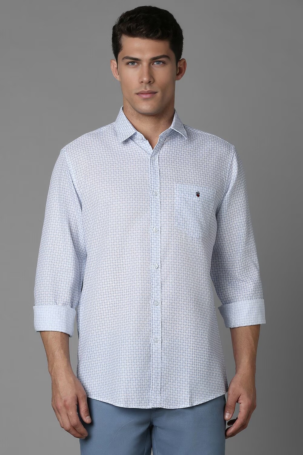 Men Blue Slim Fit Print Full Sleeves Casual Shirt-Blue 1 61832-men-blue-slim-fit-print-full-sleeves-casual-shirt-blue-1.jpg