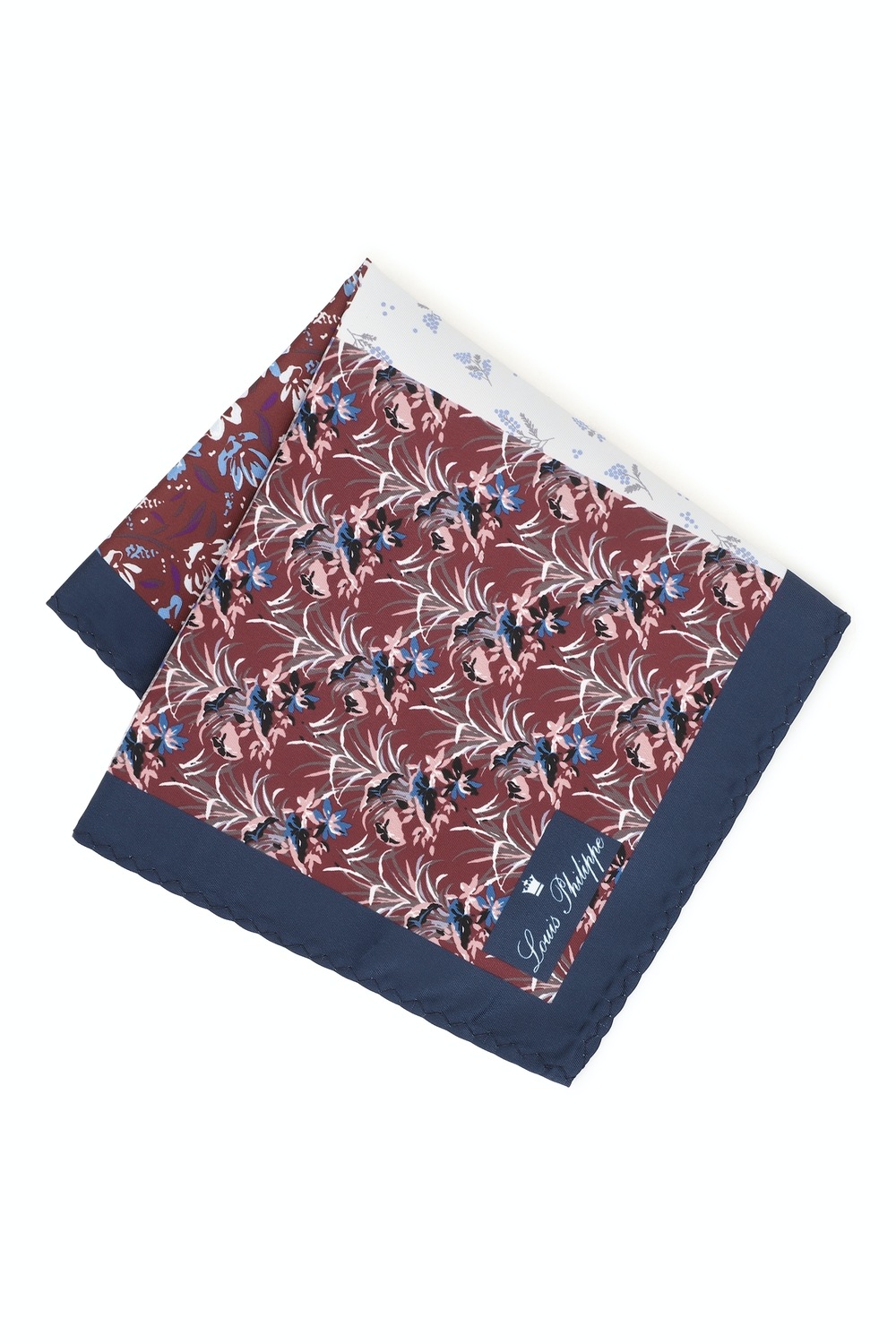 Men Multi Print Formal Pocket Square-Multi