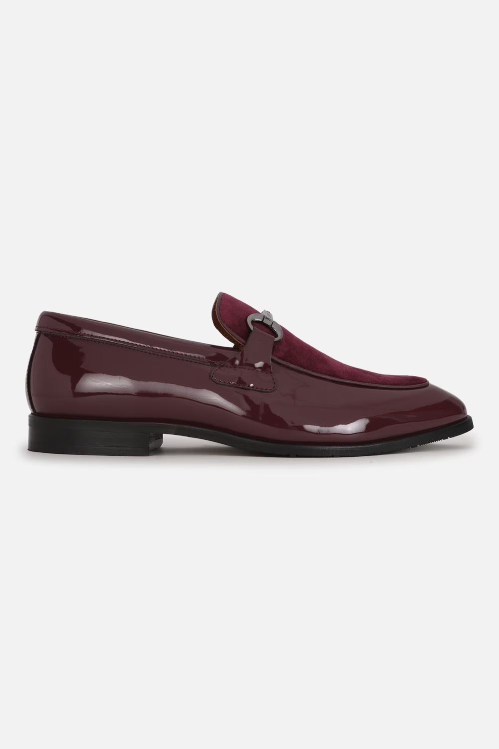 Men High Shine Patent Ceremonial Leather Burgundy Loafer Slip On Shoes-Burgundy 1 63003-men-high-shine-patent-ceremonial-leather-burgundy-loafer-slip-on-shoes-burgundy-1.jpg