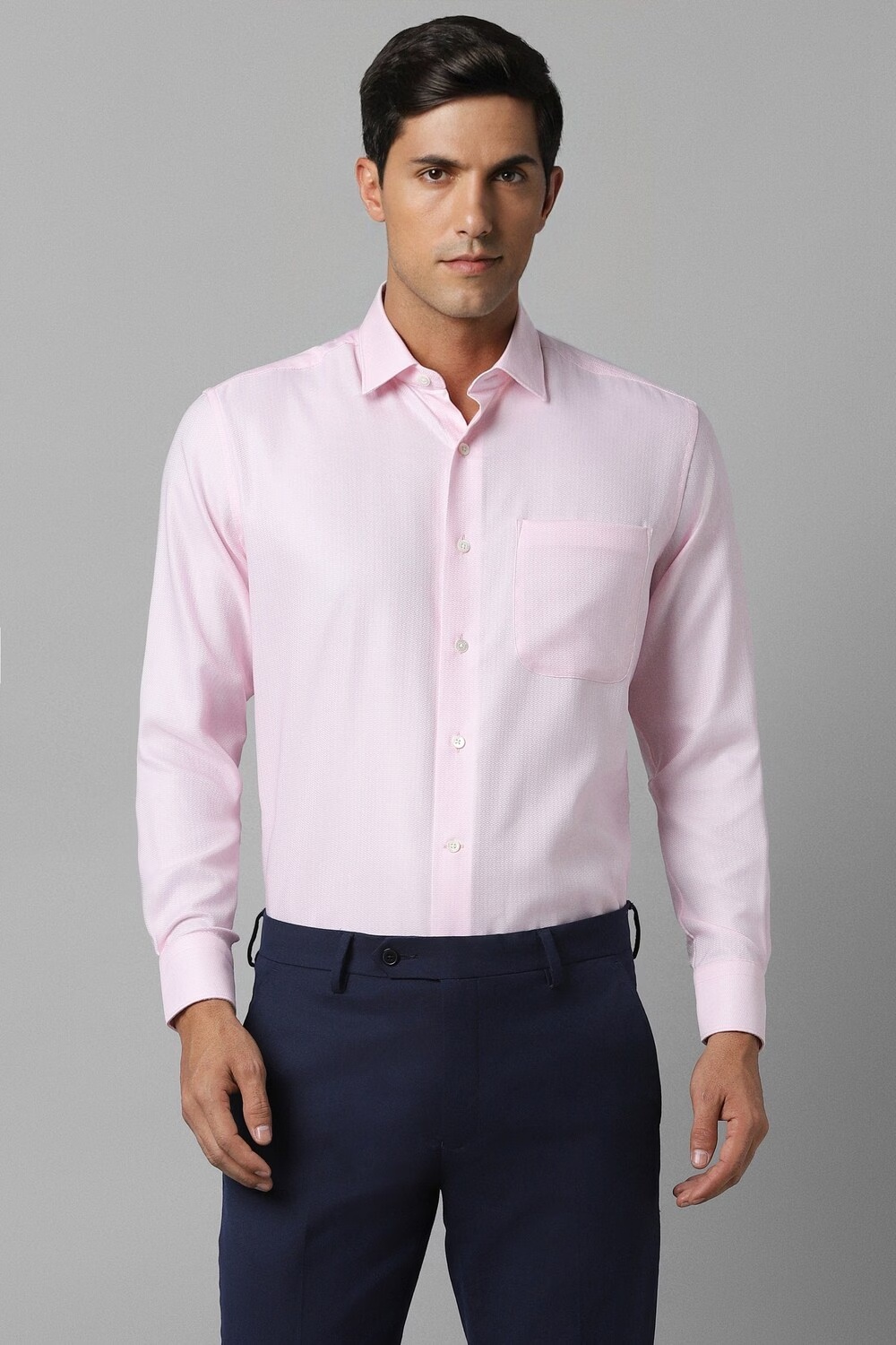 Men Pink Classic Fit Textured Full Sleeves Formal Shirt-Pink 1 63082-men-pink-classic-fit-textured-full-sleeves-formal-shirt-pink-1.jpg