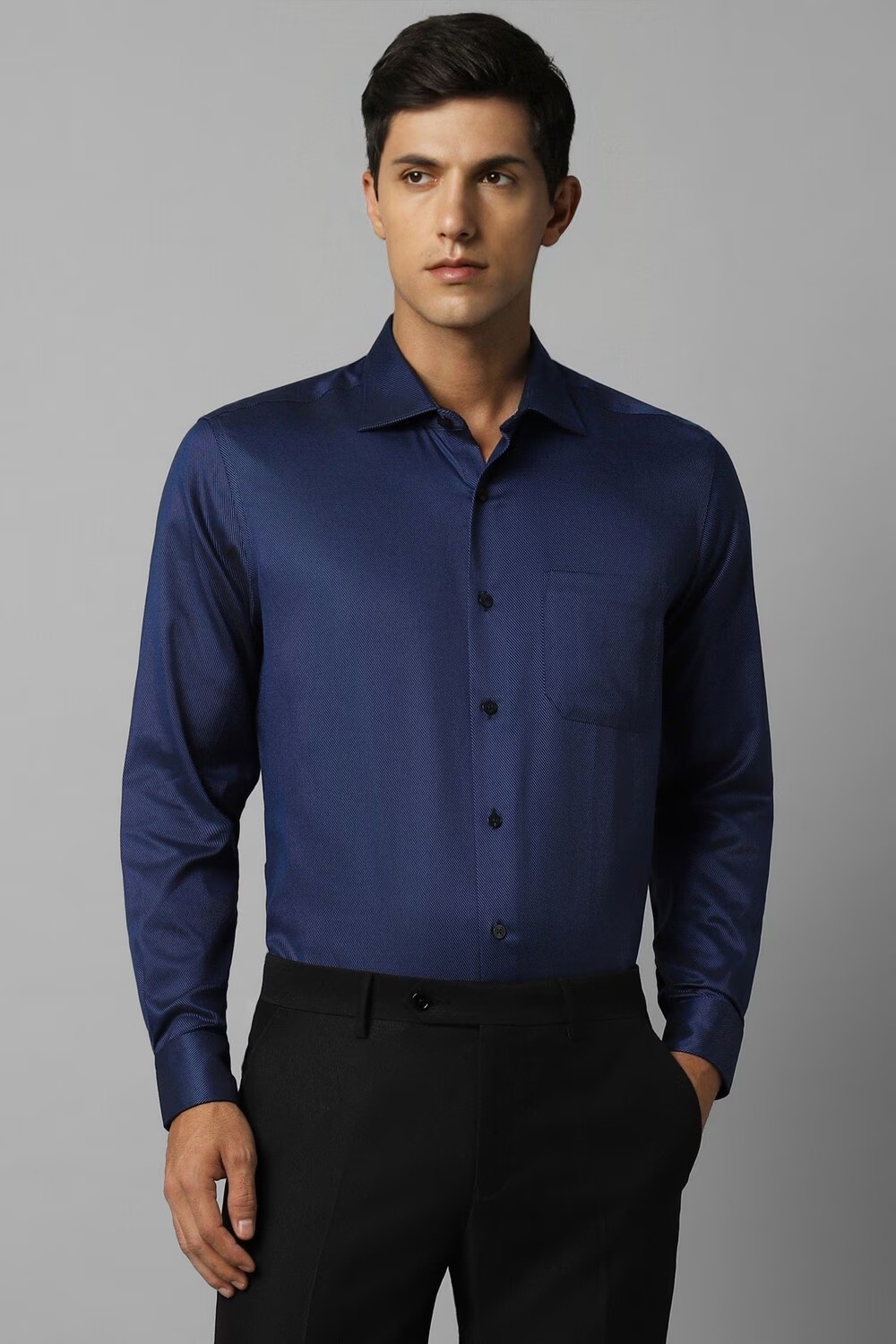 Men Navy Classic Fit Print Full Sleeves Formal Shirt-Navy 4 63701-men-navy-classic-fit-print-full-sleeves-formal-shirt-navy-1.jpg