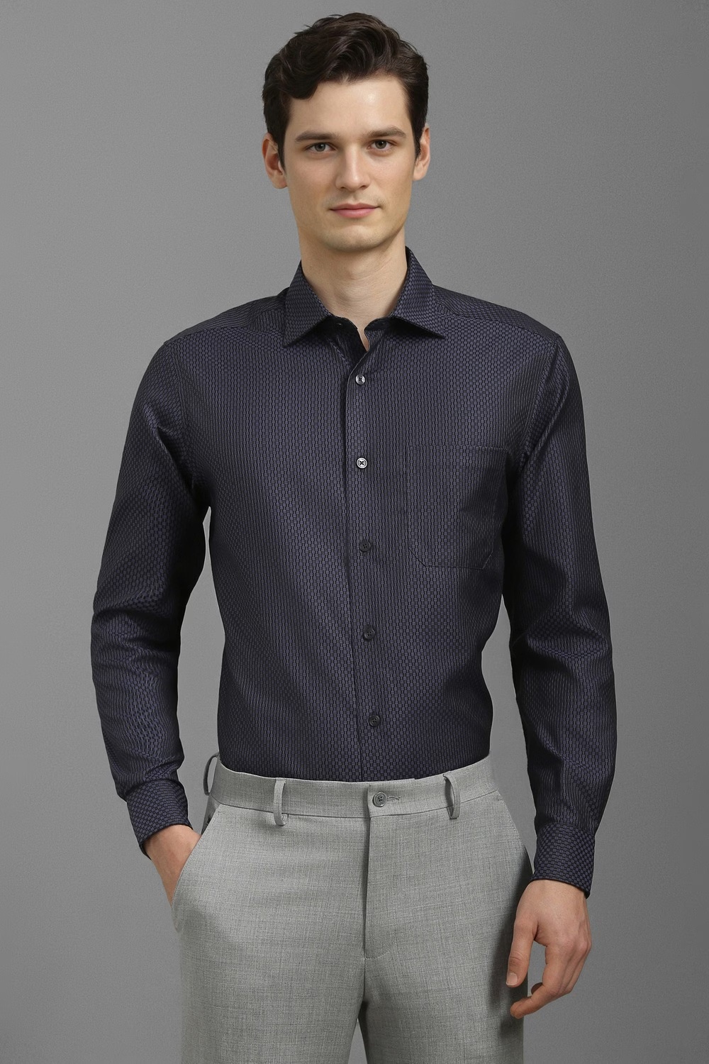 Men Navy Classic Fit Print Full Sleeves Formal Shirt-Navy 3 64993-men-navy-classic-fit-print-full-sleeves-formal-shirt-navy-1.jpg