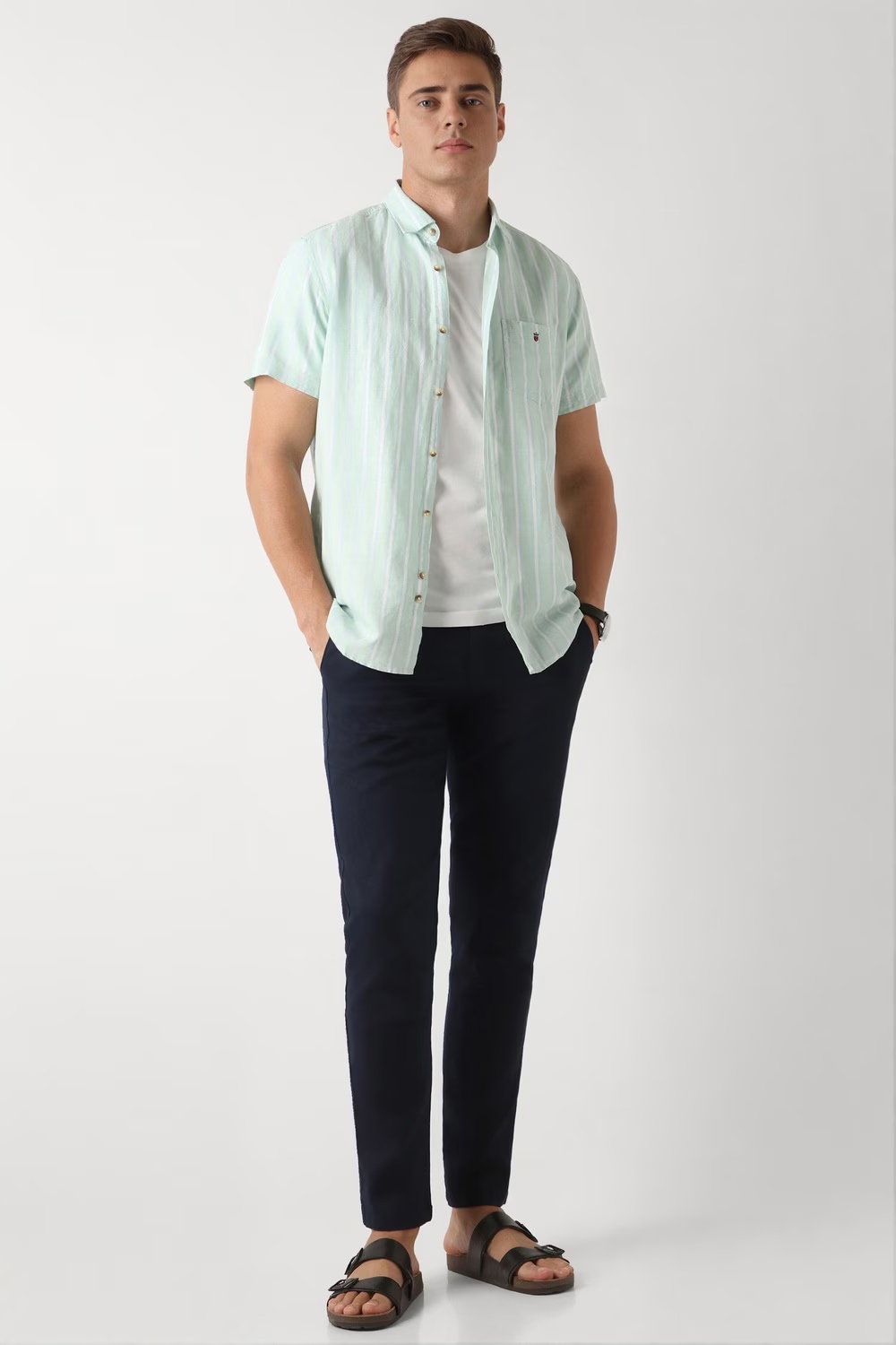 65277-men-green-slim-fit-stripe-half-sleeves-casual-shirt-green-1.jpg