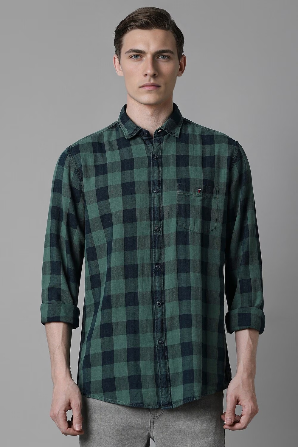 Men Navy Slim Fit Textured Full Sleeves Casual Shirt-Navy 1 66041-men-navy-slim-fit-textured-full-sleeves-casual-shirt-navy-1.jpg