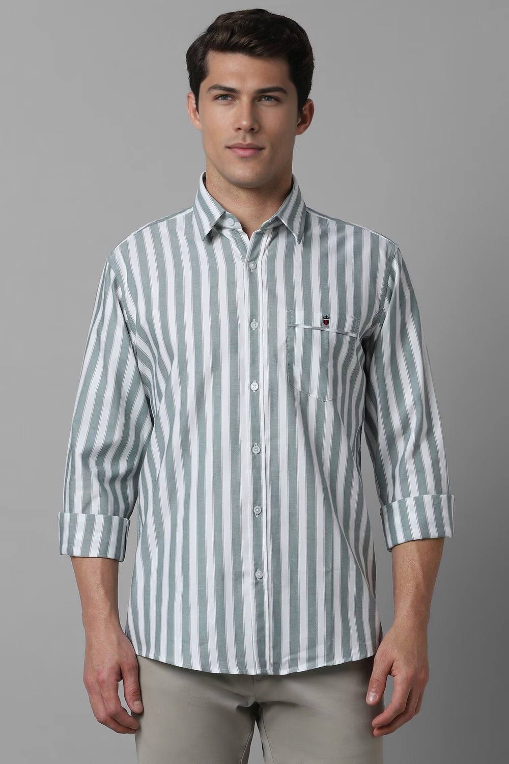 Men Grey Slim Fit Stripe Full Sleeves Casual Shirt-Grey 1 66321-men-grey-slim-fit-stripe-full-sleeves-casual-shirt-grey-1.jpg