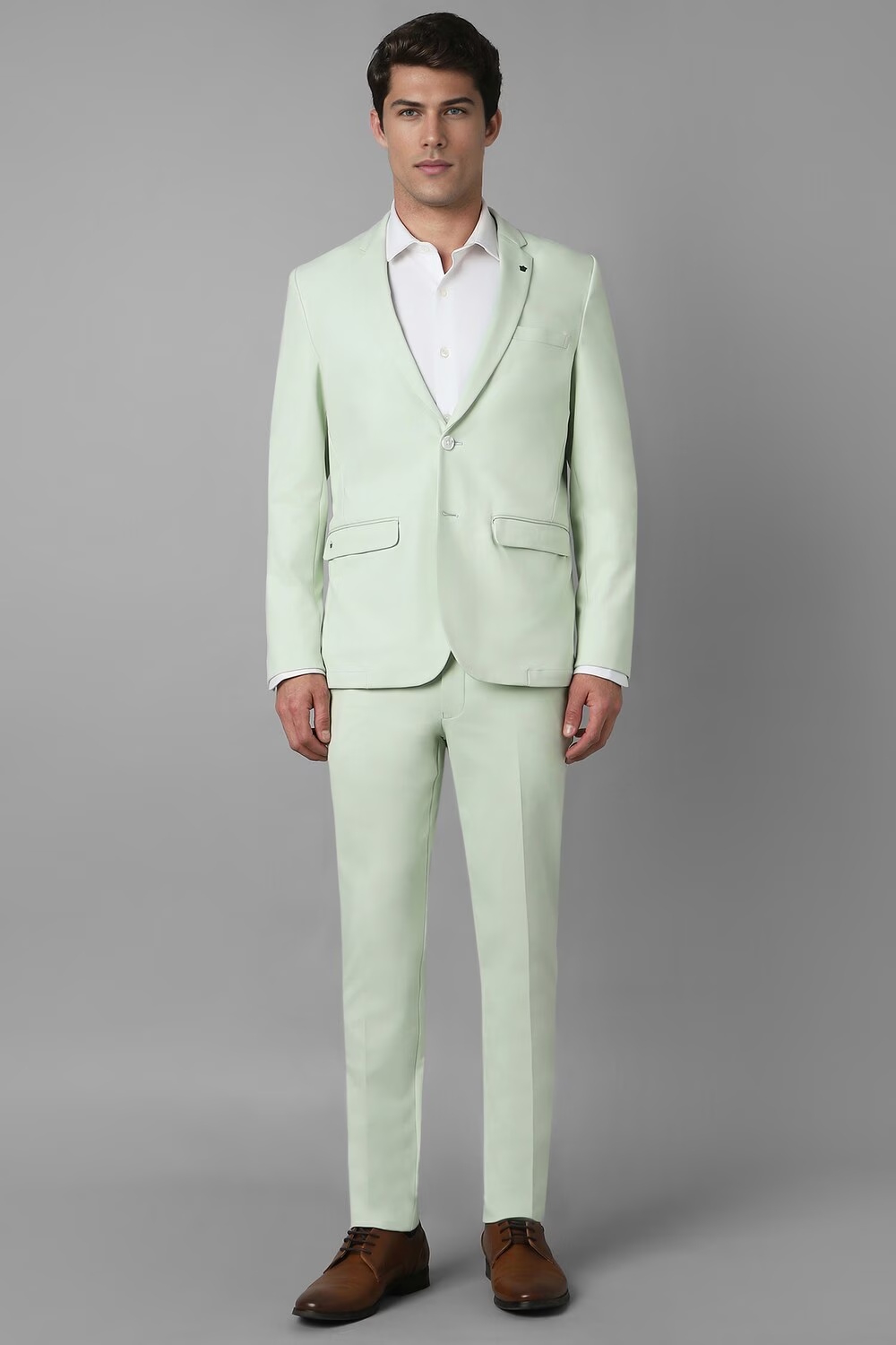 Men Green Slim Fit Solid Formal Two Piece Suit-Green 1 6641-men-green-slim-fit-solid-formal-two-piece-suit-green-1.jpg