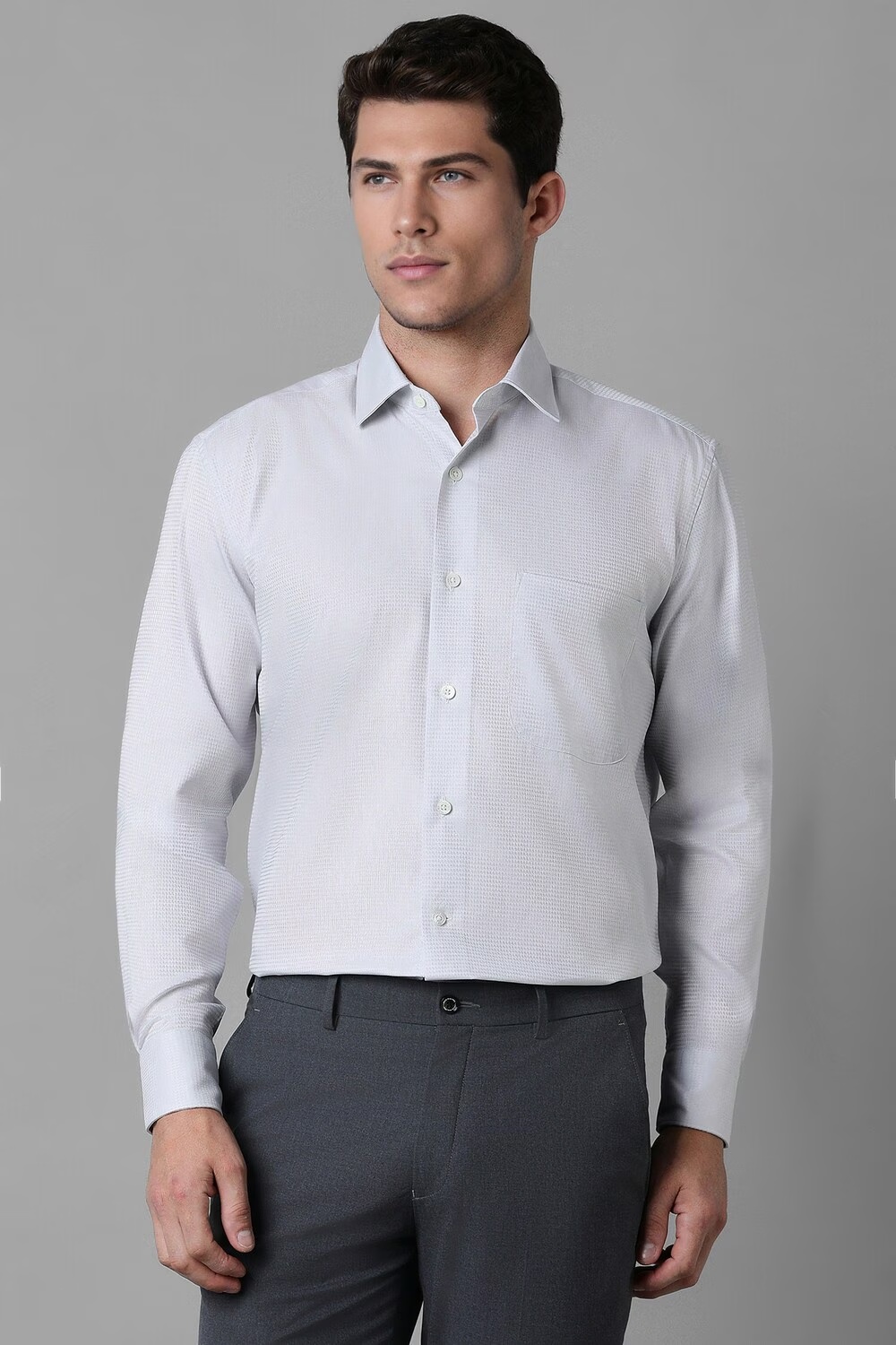 Men Grey Classic Fit Textured Full Sleeves Formal Shirt-Grey 1 67865-men-grey-classic-fit-textured-full-sleeves-formal-shirt-grey-1.jpg